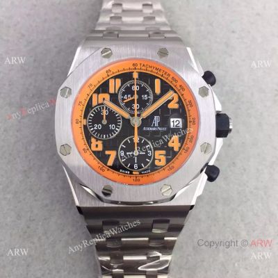 Swiss 3126 Audemars Piguet Royal Oak Offshore Watch Orange Inner Bezel